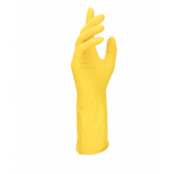 Manusi menaj latex,  Galben, 2 buc/ pachet