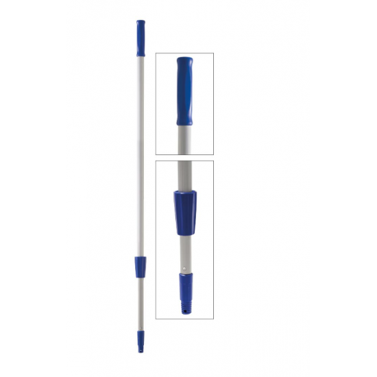 MANER TELESCOPIC ALUMINIU  2 PCS x 1.50 M ( 3 M ), BLUE GRIP