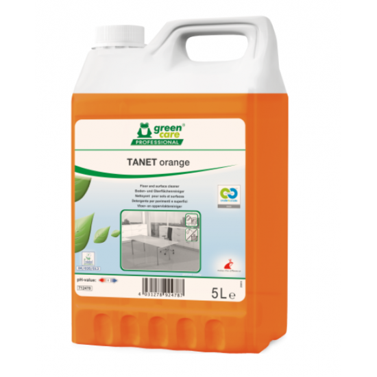 SOLUTIE PENTRU CURATAREA PARDOSELILOR SI SUPRAFETELOR LAVABILE TANET ORANGE – 5L