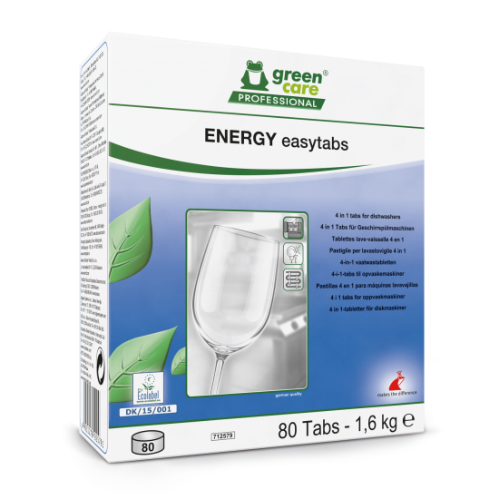 ENERGY EASYTABS – TABLETE PENTRU MASINA DE SPALAT VASE 80 buc/ set