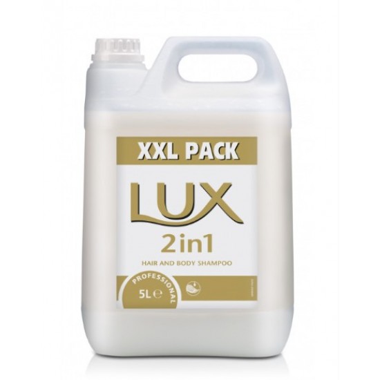Sampon si gel de dus Lux Professional 2 in 1, 5L