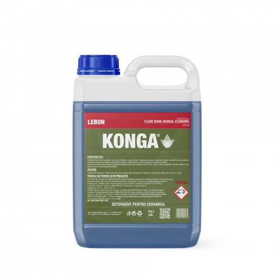 Detergent pentru spalarea manuala a pardoselilor, Dilutie 1:50, Floor Shine Economic, Konga, 5L