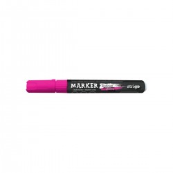 Marker Creta Lichida, varf rotund, roz NEON