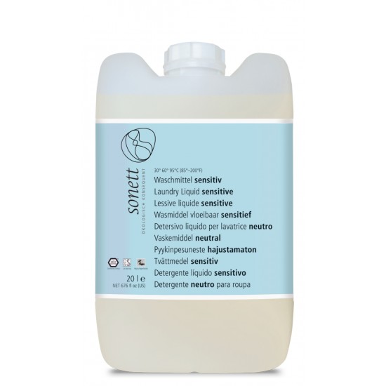 DETERGENT ECOLOGIC LICHID PT. RUFE ALBE SI COLORATE NEUTRU 20L Sonett DETERGENT ECOLOGIC LICHID PT. RUFE ALBE SI COLORATE NEUTRU 20L Sonett