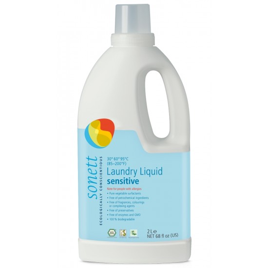 DETERGENT ECOLOGIC LICHID PT. RUFE ALBE SI COLORATE NEUTRU 2L Sonett DETERGENT ECOLOGIC LICHID PT. RUFE ALBE SI COLORATE NEUTRU 2L Sonett