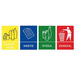 Saci menajeri albastrii, cu urechi, 60L, OTI, 20 buc./rola Saci menajeri albastrii, cu urechi, 60L, OTI, 20 buc./rola