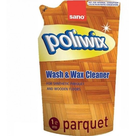 SANO POLIWIX PARQUET REFILL Manual, 750 ml, detergent parchet