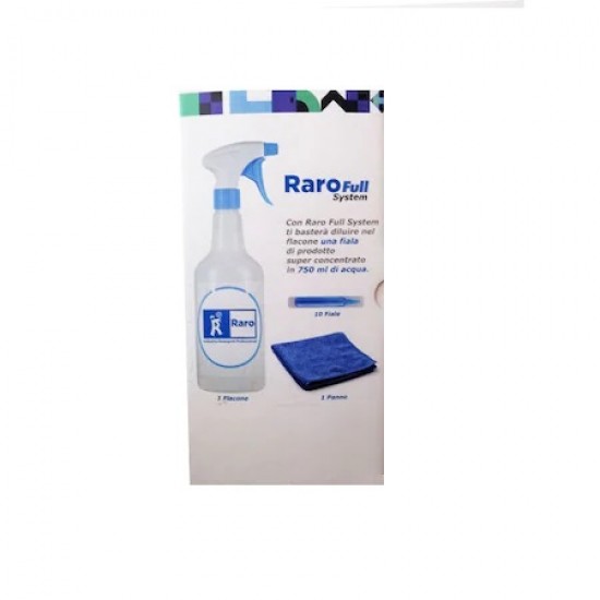 Kit Raro Full, cu flacon nebulizator, laveta si 50 fiole detergent monodoze superconcentrat SPEED FULL