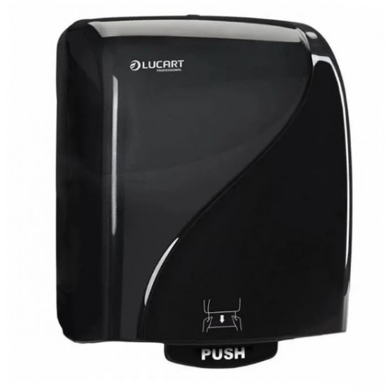Dispenser negru prosoape hartie Identity Autocut Cardboard Core LUCART