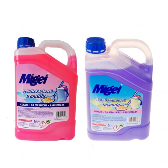 MIGEI Manual -detergent universal pentru pardoseala cu parfum de trandafir, Asevi, 5L