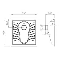 WC TURCESC INOX, NOFER WC TURCESC INOX, NOFER