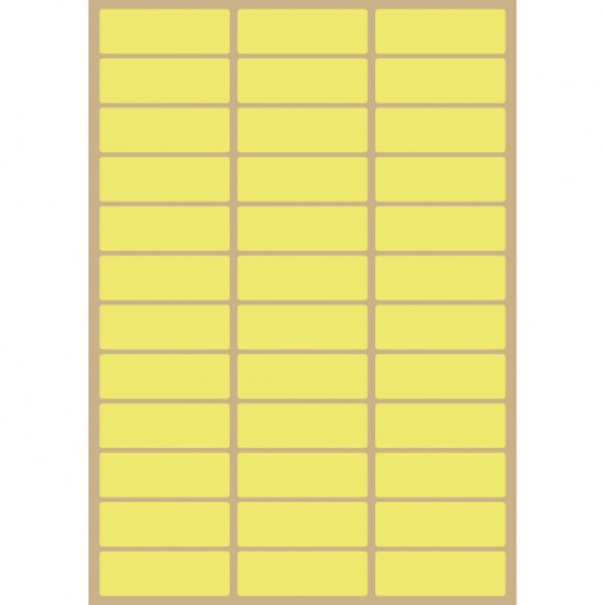Etichete autoadezive a4 color galben