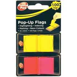 Etichete indexare Pukka 45x25mm Pads  2 Pads 100 file