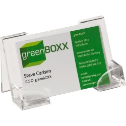 Suport pentru carti de vizita Durable, 50 carti de vizita Suport pentru carti de vizita Durable, 50 carti de vizita