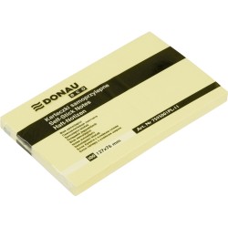 Notite adezive, Donau, 127 x 76 mm, galben, 100 file Notite adezive, Donau, 127 x 76 mm, galben, 100 file