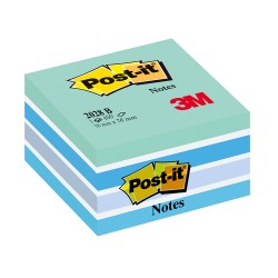 Notite adezive, Post-it, Aquarelle, albastru pastel, 76 x 76 mm, 450 file Notite adezive, Post-it, Aquarelle, albastru pastel, 76 x 76 mm, 450 file