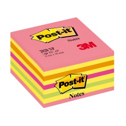 Notite adezive, Post-it, Lollipop, 76 x 76 mm, neon, 450 file Notite adezive, Post-it, Lollipop, 76 x 76 mm, neon, 450 file