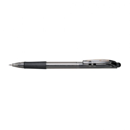 Pix cu mecanism, Pentel, BK-417, 0.7 mm, plastic, negru Pix cu mecanism, Pentel, BK-417, 0.7 mm, plastic, negru