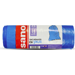 SANO SACI MENAJERI SNUR 35L, ALBASTRI SANO SACI MENAJERI SNUR 35L, ALBASTRI