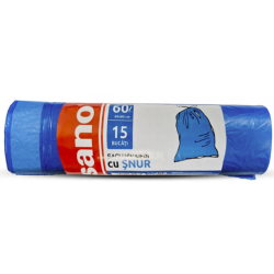 SANO SACI MENAJERI SNUR 60L, ALBASTRI SANO SACI MENAJERI SNUR 60L, ALBASTRI