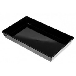 Tavita neagra dreptunghiulara 23x14x3 cm