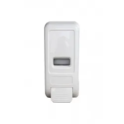 Dozator manual pentru sapun lichid, alb-gri, AQAS, 1L 