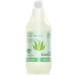 Detergent ecologic pentru spalat vase cu aloe vera, 1L - Biolu Detergent ecologic pentru spalat vase cu aloe vera, 1L - Biolu