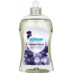 Detergent vase lichid bio lavanda si menta 500 ml Sodasan Detergent vase lichid bio lavanda si menta 500 ml Sodasan