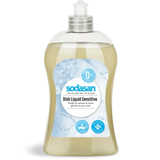Detergent vase lichid bio Sensitiv 500ml SODASAN Detergent vase lichid bio Sensitiv 500ml SODASAN