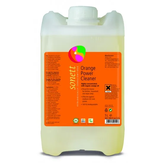 DETERGENT ECOLOGIC UNIVERSAL CONCENTRAT CU ULEI DE PORTOCALE 5L Sonett DETERGENT ECOLOGIC UNIVERSAL CONCENTRAT CU ULEI DE PORTOCALE 5L Sonett