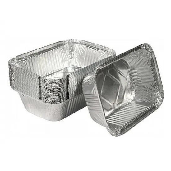 Caserole din aluminiu 350 ml, 100 buc/set Caserole din aluminiu 350 ml, 100 buc/set