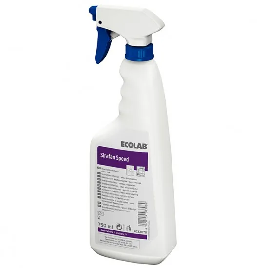 Dezinfectant rapid pentru suprafete, fara clatire, SIRAFAN SPEED, Ecolab, 750ml Dezinfectant rapid pentru suprafete, fara clatire, SIRAFAN SPEED, Ecolab, 750ml