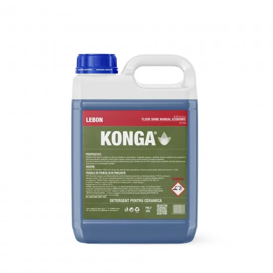 Detergent pentru spalarea manuala a pardoselilor, Dilutie 1:50, Floor Shine Economic, Konga, 5L
