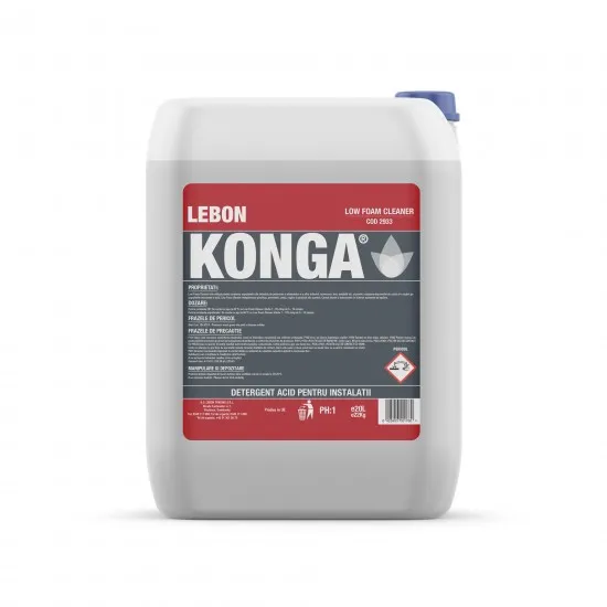 Detergent - Degresant Low Foam Cleaner pentru navete din plastic, KONGA 20l Detergent - Degresant Low Foam Cleaner pentru navete din plastic, KONGA 20l