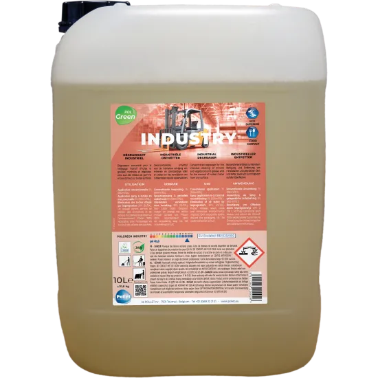 POLGREEN INDUSTRY detergent Manual/Automat pentru indepartarea urmelor de guma(cauciuc), 10L