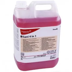 Detergent pentru grupuri sanitare, concentrat - Taski Sani 4in1 Plus, 5 litri Detergent pentru grupuri sanitare, concentrat - Taski Sani 4in1 Plus, 5 litri