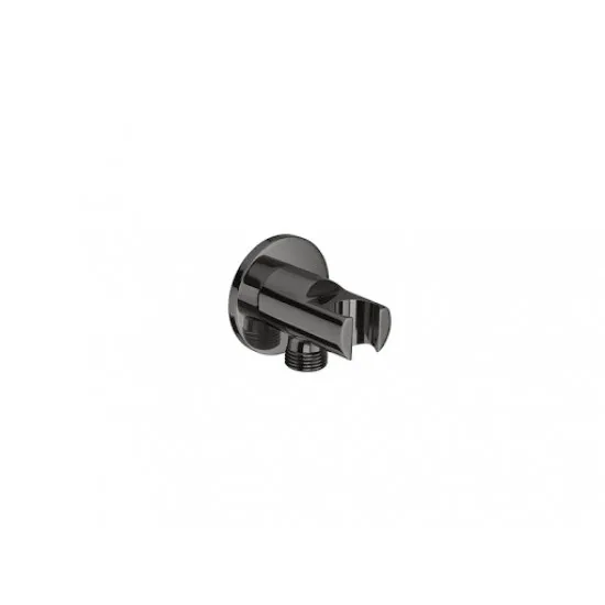 Cot de iesire dus Roca Aqua Round, 1/2", cu suport dus Cot de iesire dus Roca Aqua Round, 1/2", cu suport dus