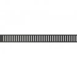 Gratar pentru canal de scurgere, negru-mat - compatibil doar cu rigola Alcaplast