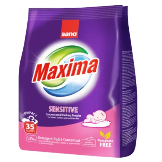 SANO MAXIMA SENSITIVE DETERGENT PUDRA, 1,25Kg
