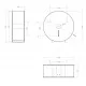 Dispenser hartie igienica rola, inox finisaj satinat, Maxi Jumbo, Mediclinics Dispenser hartie igienica rola, inox finisaj satinat, Maxi Jumbo, Mediclinics