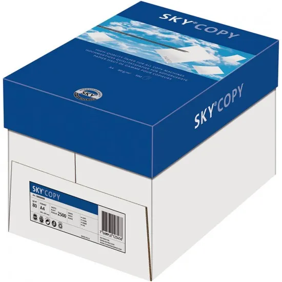 Hartie premium pentru copiator, A4, 80 g/mp, 500 coli/top, SKY Copy